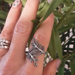 Sterling Silver Marcasite ring